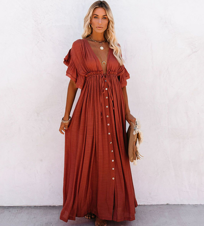 Luna™ | Vestido Bohemio de Playa de Algodón Ligero