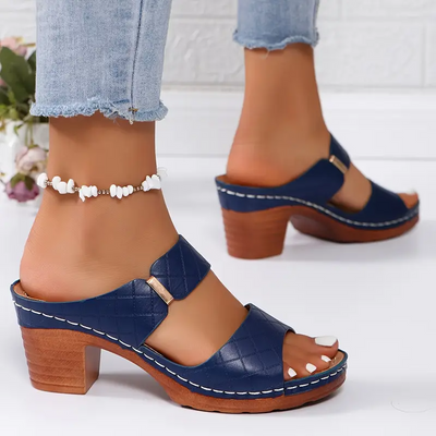 Aureliana™ | Sandalias de Tacón Madera Confort