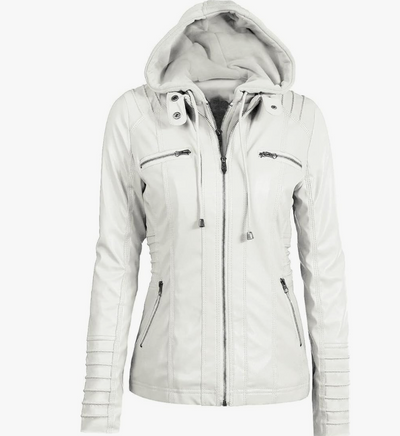 Prelinia™ | Chaqueta de Cuero Sintético con Estilo