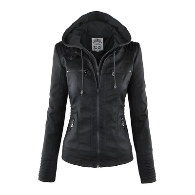 Prelinia™ | Chaqueta de Cuero Sintético con Estilo
