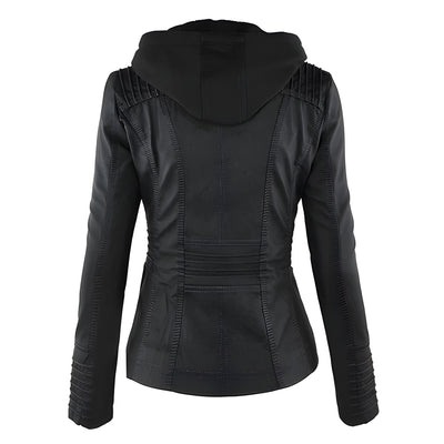 Prelinia™ | Chaqueta de Cuero Sintético con Estilo